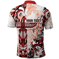 Canada Indigenous Haida Art Personalized Polo Shirt True North