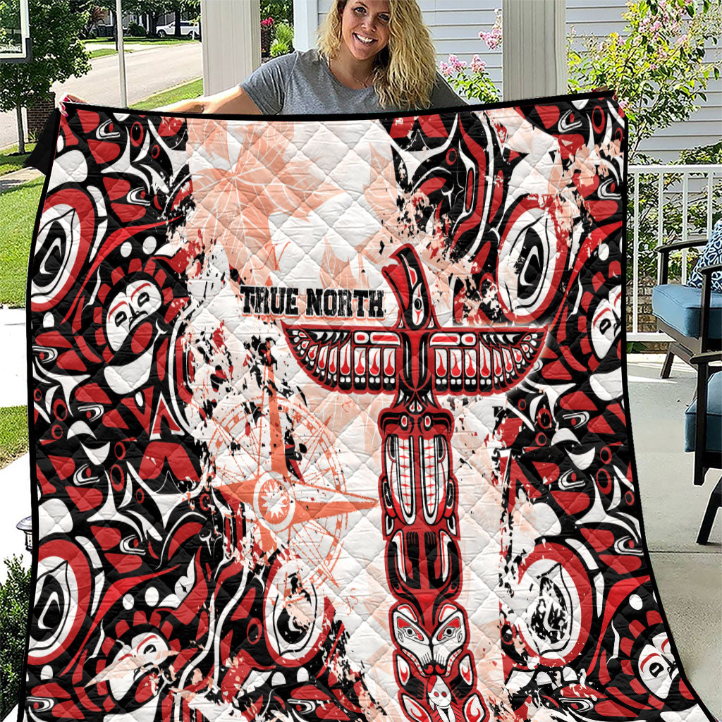 Canada Indigenous Haida Art Quilt True North