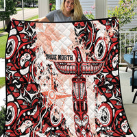 Canada Indigenous Haida Art Quilt True North