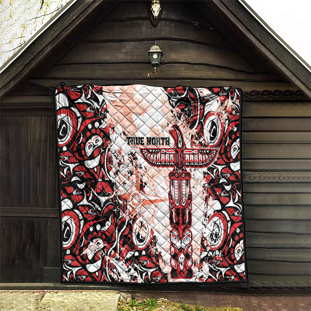 Canada Indigenous Haida Art Quilt True North