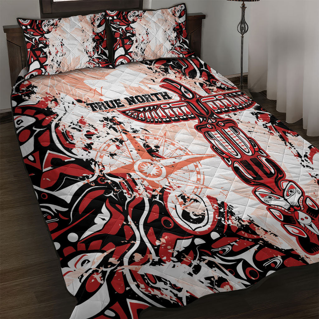 Canada Indigenous Haida Art Quilt Bed Set True North