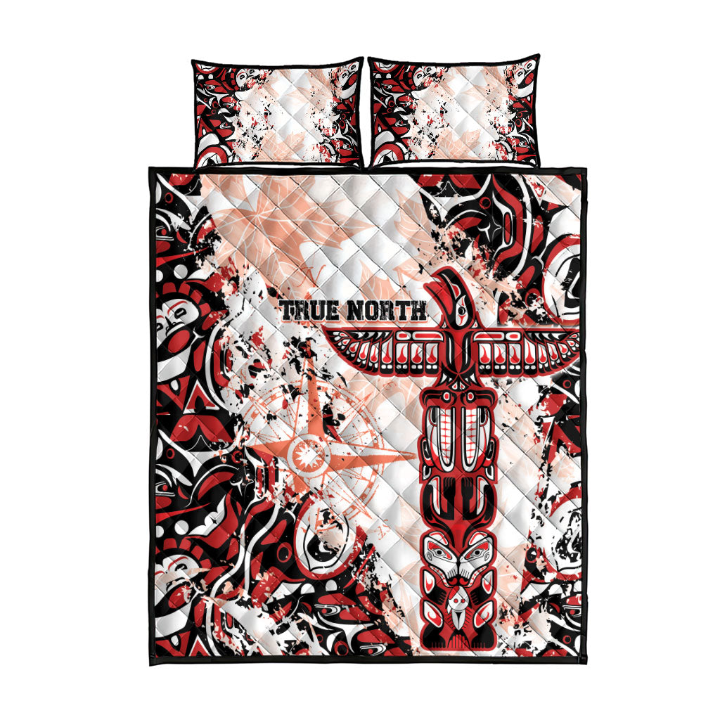 Canada Indigenous Haida Art Quilt Bed Set True North