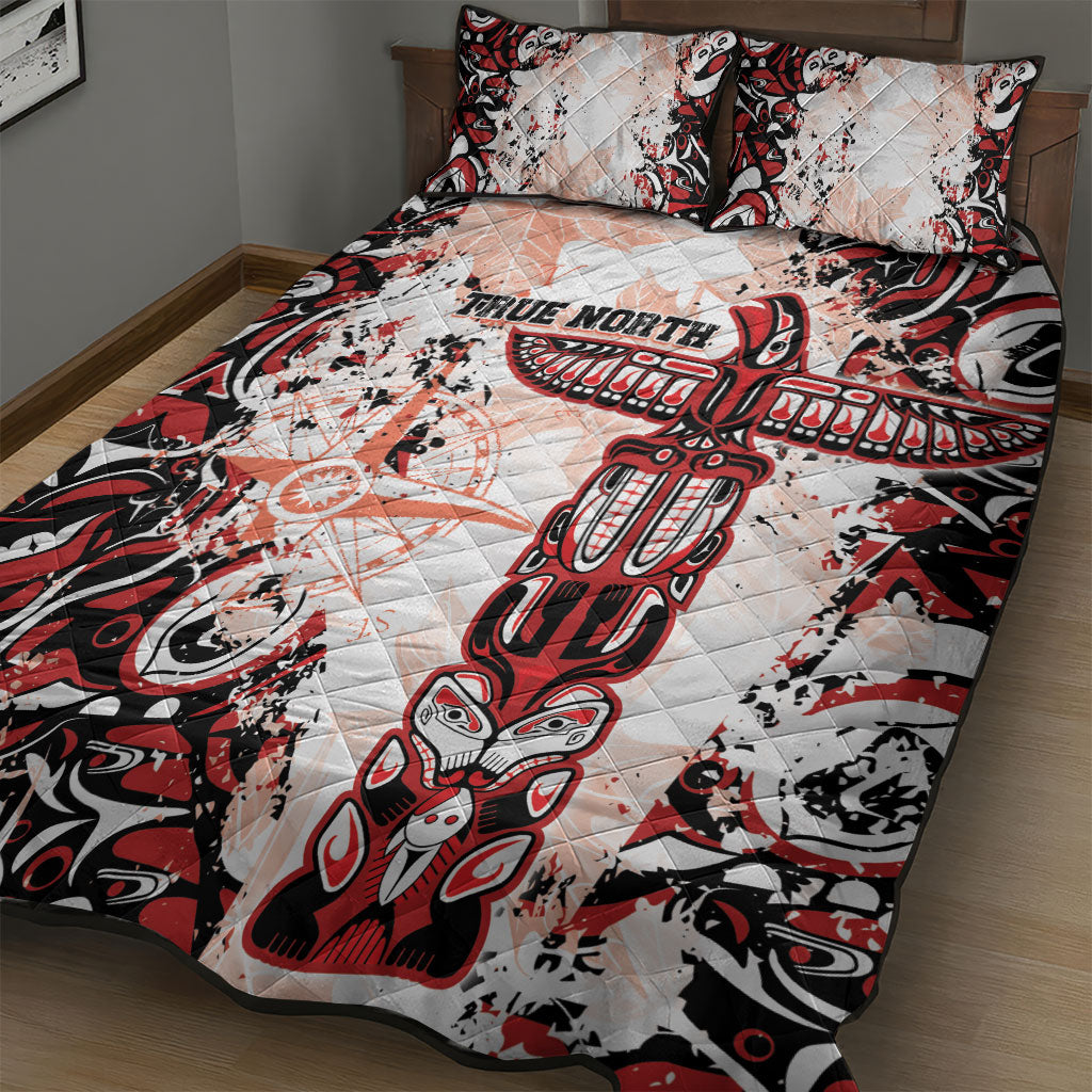 Canada Indigenous Haida Art Quilt Bed Set True North