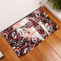 Canada Indigenous Haida Art Rubber Doormat True North