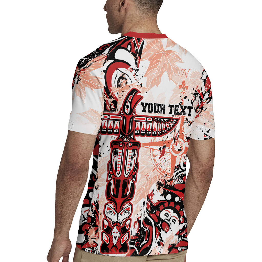 Canada Indigenous Haida Art Personalized Rugby Jersey True North