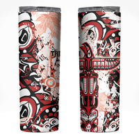Canada Indigenous Haida Art Skinny Tumbler True North