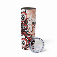 Canada Indigenous Haida Art Skinny Tumbler True North