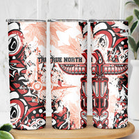 Canada Indigenous Haida Art Skinny Tumbler True North
