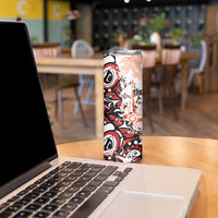 Canada Indigenous Haida Art Skinny Tumbler True North