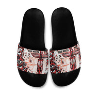 Canada Indigenous Haida Art Slide Sandals True North