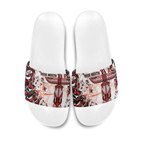 Canada Indigenous Haida Art Slide Sandals True North