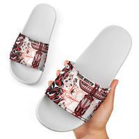 Canada Indigenous Haida Art Slide Sandals True North