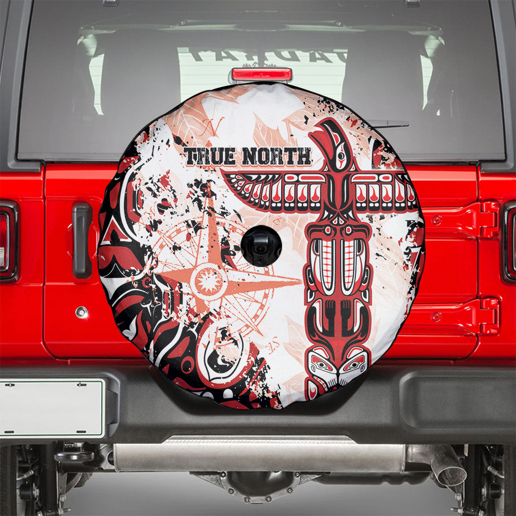 Canada Indigenous Haida Art Spare Tire Cover True North