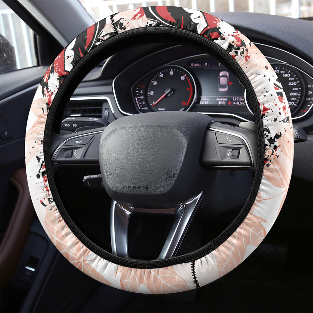 Canada Indigenous Haida Art Steering Wheel Cover True North