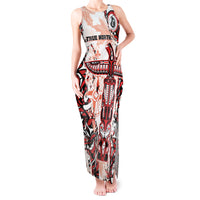 Canada Indigenous Haida Art Personalized Tank Maxi Dress True North