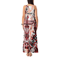 Canada Indigenous Haida Art Personalized Tank Maxi Dress True North