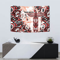 Canada Indigenous Haida Art Tapestry True North