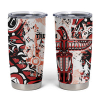 Canada Indigenous Haida Art Tumbler Cup True North