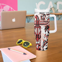 Canada Indigenous Haida Art Tumbler With Handle True North