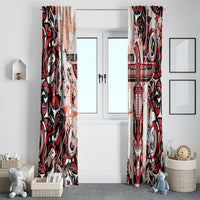 Canada Indigenous Haida Art Window Curtain True North