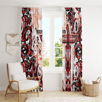 Canada Indigenous Haida Art Window Curtain True North