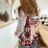 Canada Indigenous Haida Art Personalized Women Casual Shirt True North
