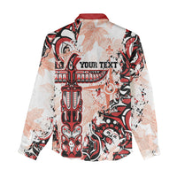 Canada Indigenous Haida Art Personalized Women Casual Shirt True North