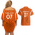 Personalised Netherlands Football Couples Matching Off Shoulder Short Dress and Hawaiian Shirt Lionesses World Cup 2023 LT7 - Wonder Print Shop