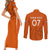 personalised-netherlands-football-couples-matching-short-sleeve-bodycon-dress-and-long-sleeve-button-shirts-lionesses-world-cup-2023