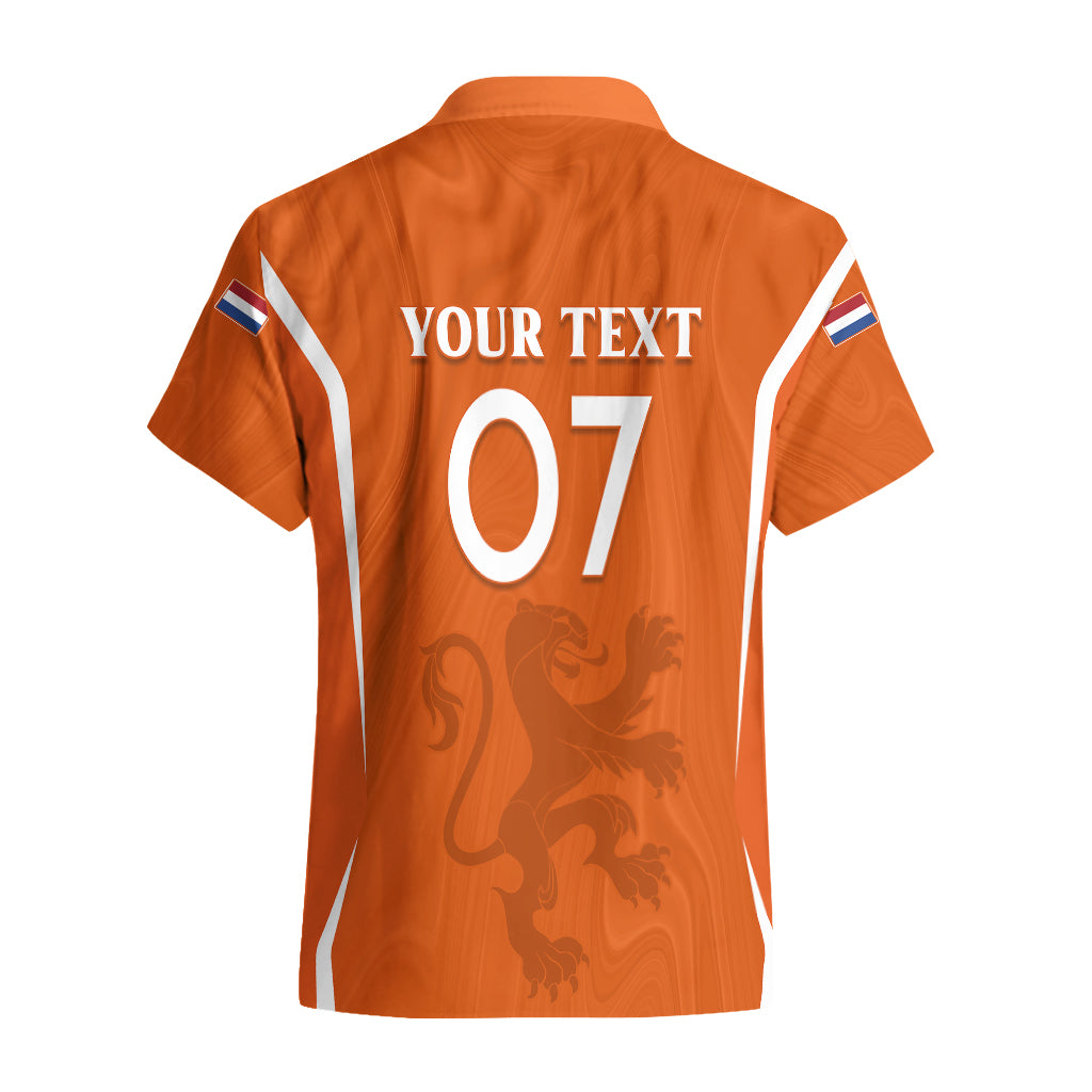 Personalised Netherlands Football Hawaiian Shirt Lionesses World Cup 2023 - Wonder Print Shop