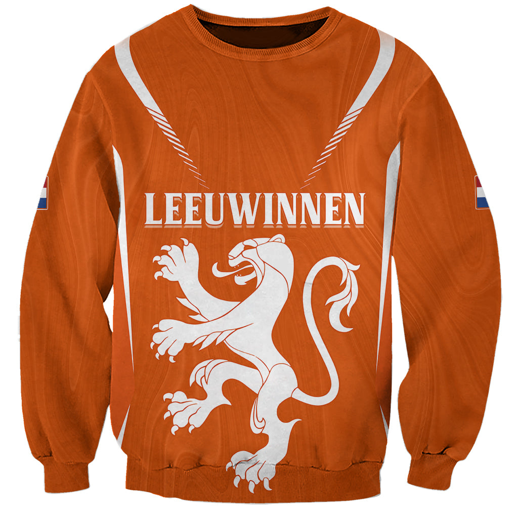Personalised Netherlands Football Sweatshirt Lionesses World Cup 2023 - Wonder Print Shop