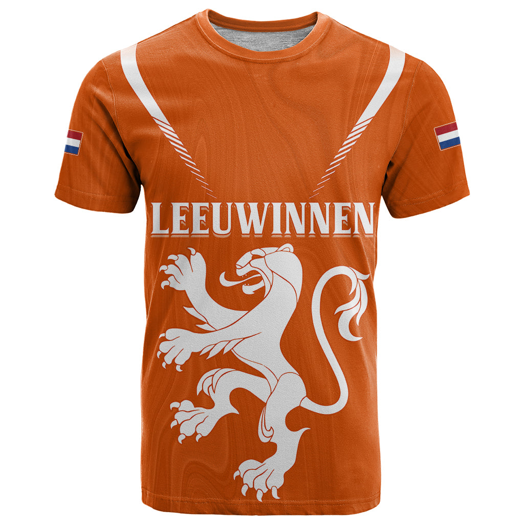 Personalised Netherlands Football T Shirt Lionesses World Cup 2023 - Wonder Print Shop