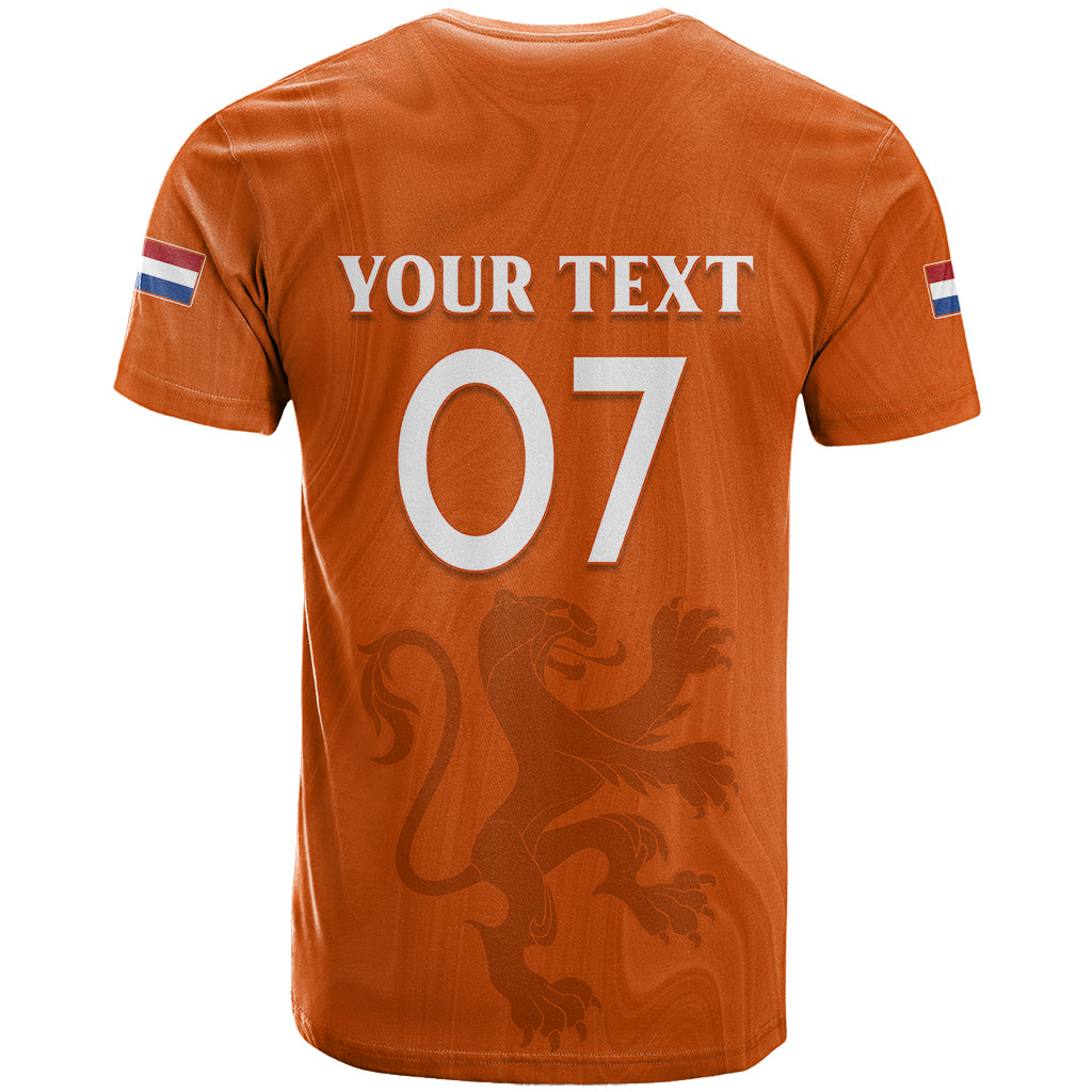 Personalised Netherlands Football T Shirt Lionesses World Cup 2023 - Wonder Print Shop