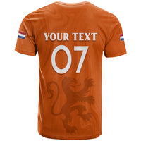 Personalised Netherlands Football T Shirt Lionesses World Cup 2023 - Wonder Print Shop