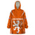 Personalised Netherlands Football Wearable Blanket Hoodie Lionesses World Cup 2023 - Wonder Print Shop