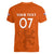 Personalised Netherlands Football Women V Neck T Shirt Lionesses World Cup 2023 - Wonder Print Shop