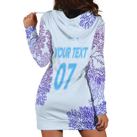 Personalised Spain Football Hoodie Dress Coral Reef Jersey Replica Inspired - Wonder Print Shop