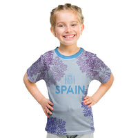 Personalised Spain Football Kid T Shirt Coral Reef Jersey Replica Inspired - Wonder Print Shop