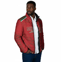 Morocco Football Atlas Lionesses Custom Padded Jacket Arabesque Motif