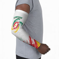 Cameroon Les Lionnes Indomptables Football Custom Arm Sleeves Toghu Pattern