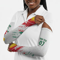 Cameroon Les Lionnes Indomptables Football Custom Arm Sleeves Toghu Pattern