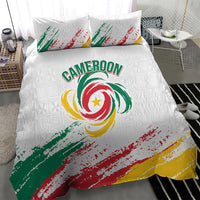 Cameroon Les Lionnes Indomptables Football Bedding Set Toghu Pattern