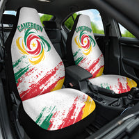Cameroon Les Lionnes Indomptables Football Car Seat Cover Toghu Pattern
