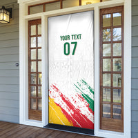 Cameroon Les Lionnes Indomptables Football Custom Door Cover Toghu Pattern