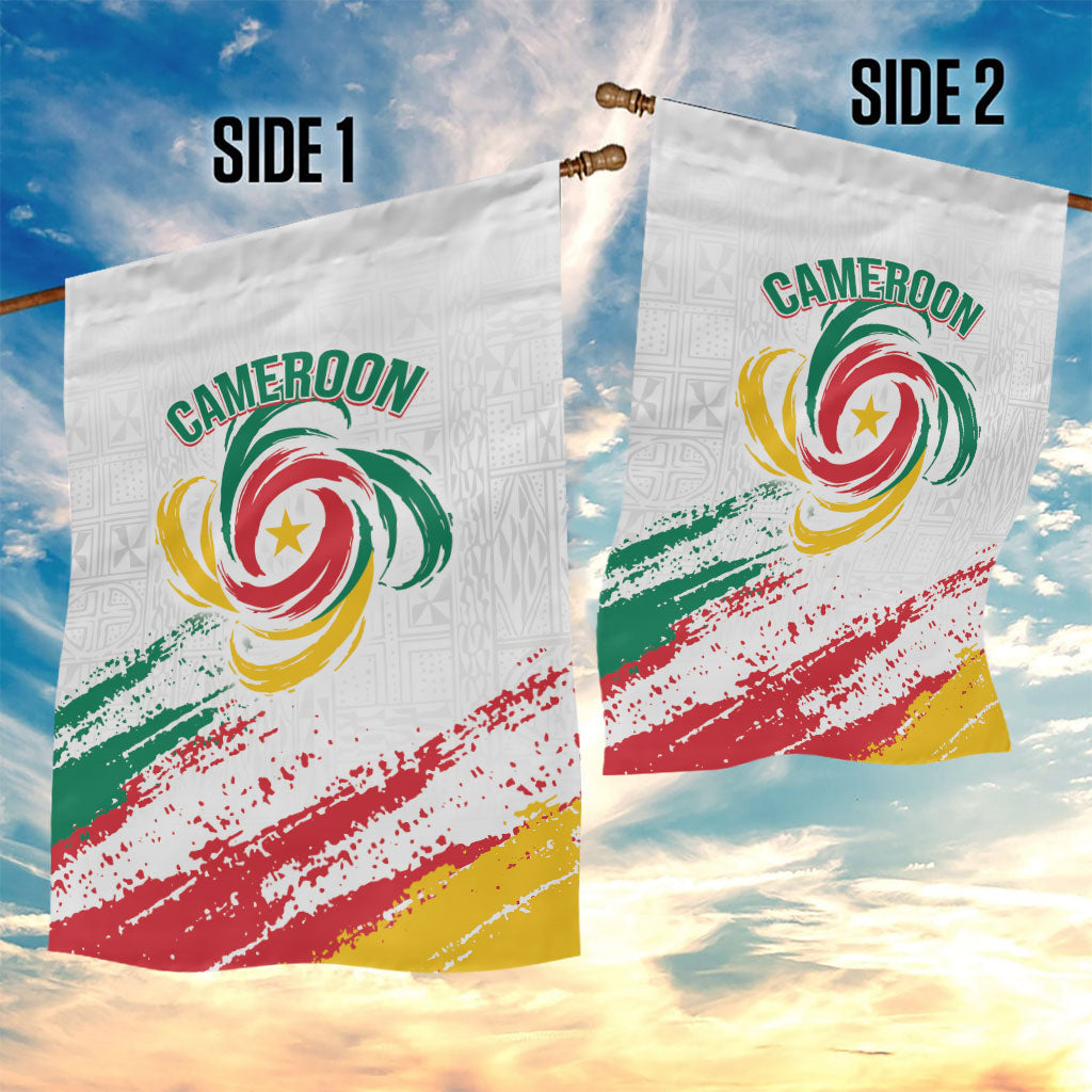 Cameroon Les Lionnes Indomptables Football Garden Flag Toghu Pattern
