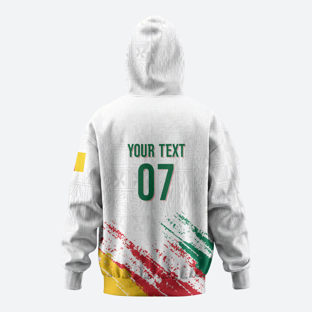 Cameroon Les Lionnes Indomptables Football Custom Hoodie Toghu Pattern