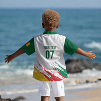 Cameroon Les Lionnes Indomptables Football Custom Kid Hawaiian Shirt Toghu Pattern