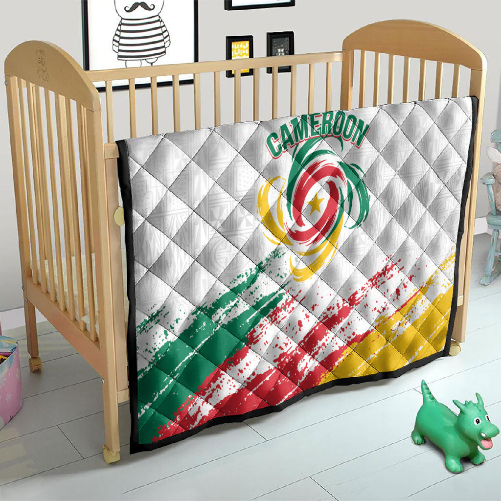 Cameroon Les Lionnes Indomptables Football Quilt Toghu Pattern