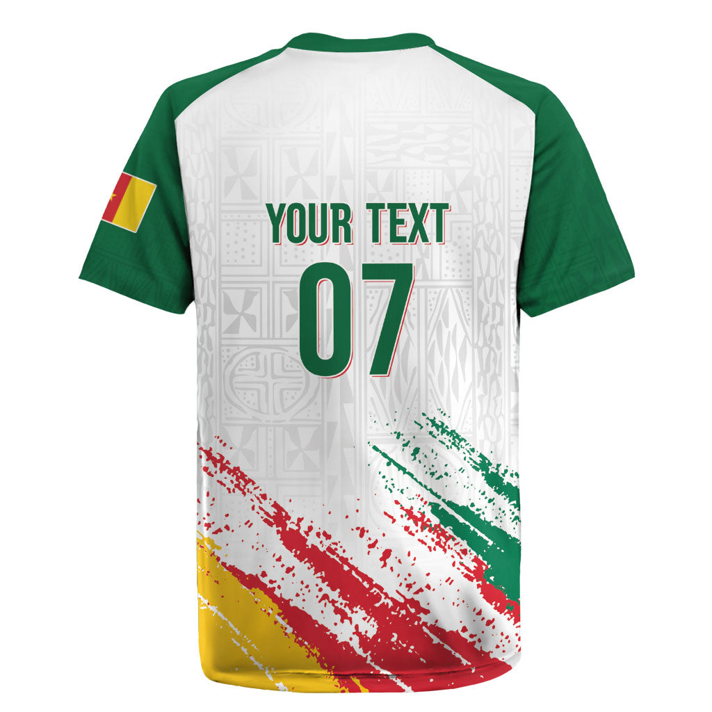 Cameroon Les Lionnes Indomptables Football Custom Rugby Jersey Toghu Pattern