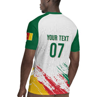 Cameroon Les Lionnes Indomptables Football Custom Rugby Jersey Toghu Pattern